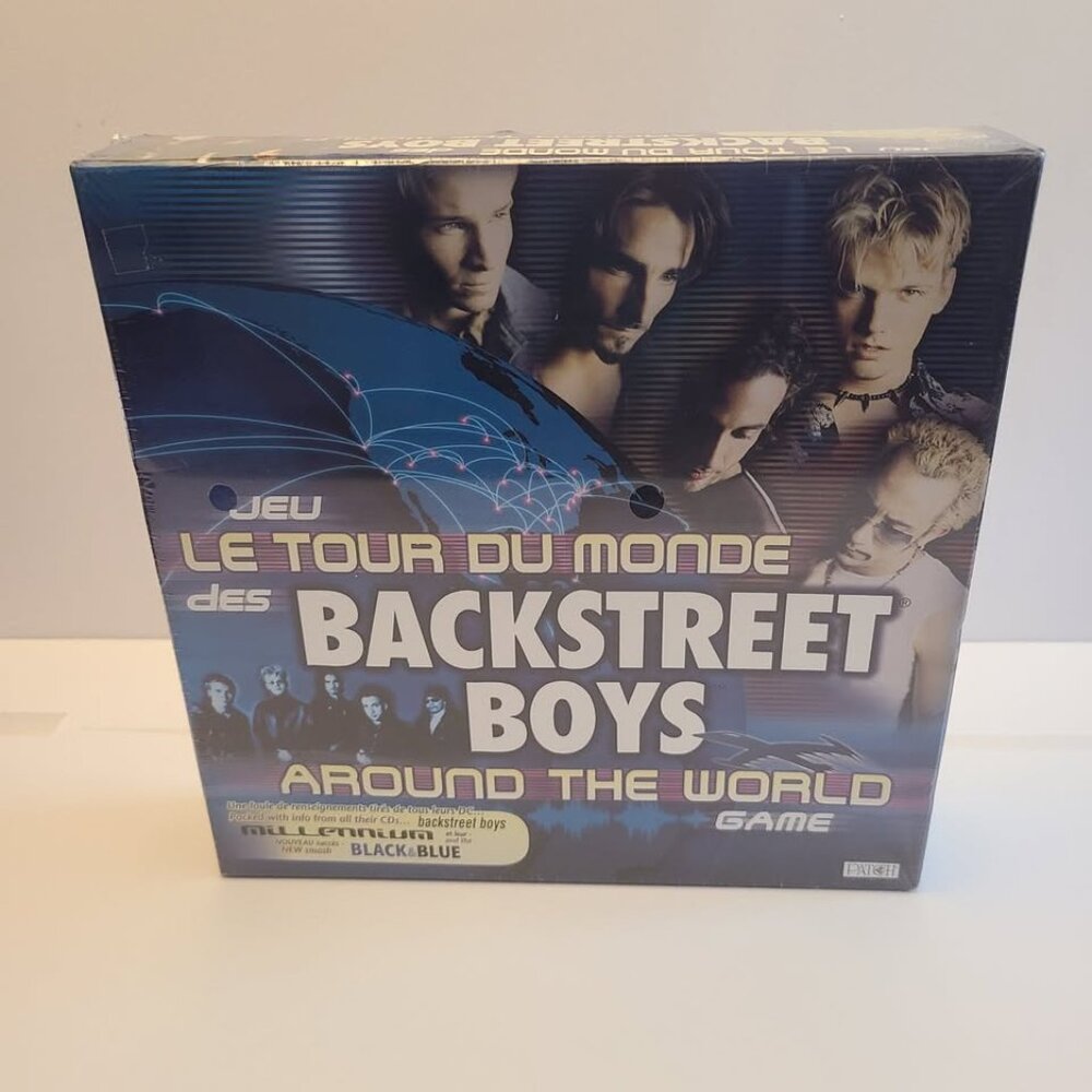 New Vintage 2000 Patch Backstreet Boys BSB Around The World Board Game
